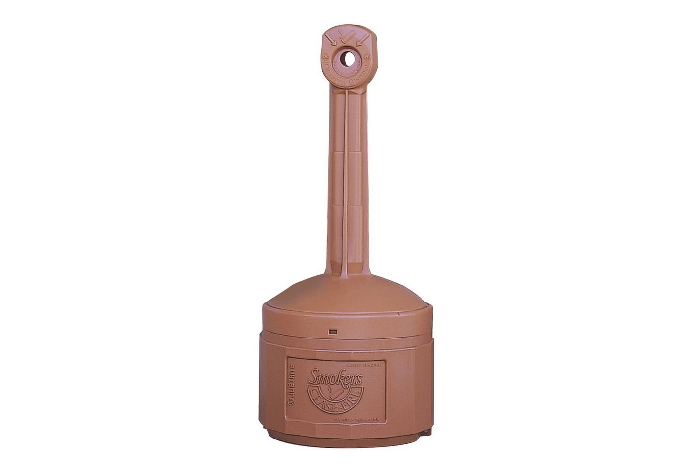 PROREGAL® Aschenbecher Sicherheits-Standascher, 15L, selbstlöschend, HxB 98x42cm, Terracotta von PROREGAL®