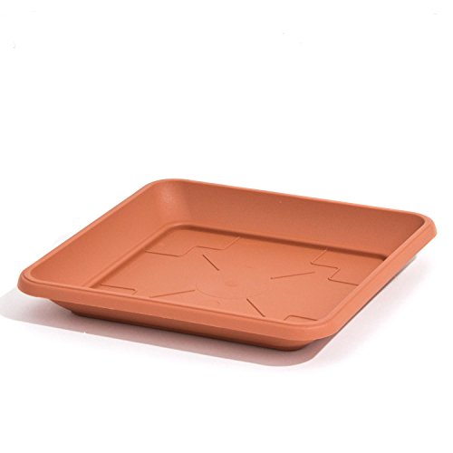 Untersetzer aus Kunststoff terracotta 34 x 34 cm von Prosperplast