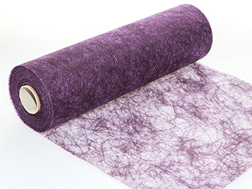 Protinam Tischläufer, Polyester, 5900 Aubergine, 25m, 25 von Protinam