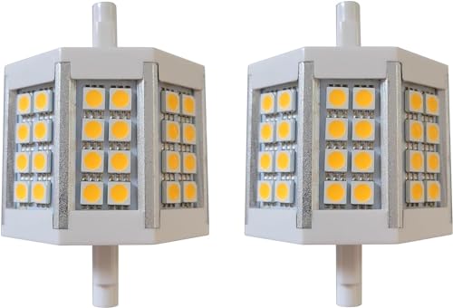 Provance 2x LED Stablampe Lineal Leuchtmittel J78 RX7S Fassung 4W 4Watt 420 Lumen 6500 Kelvin 24 LEDs Glühlampe Glühbirne von Provance