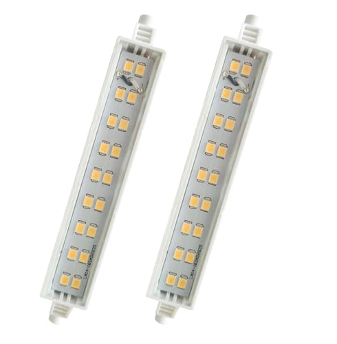 Provance 2x LED Stablampe Lineal R7S Fassung 6W 6Watt ersetzt 40 Watt 510 lm 118mm 6500 K von Provance