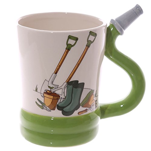 Kaffee- Tee Tasse #50592, Garten Werkzeug Griff Keramik Tasse - Gartenschlauch von Puckator
