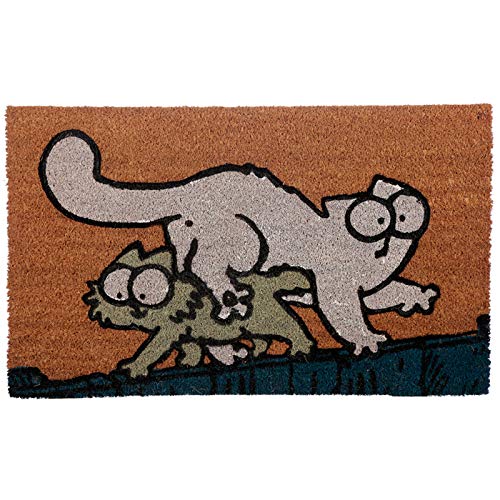 Puckator Simon's Cat Kätzchen Türmatte aus Kokosfaser von Puckator