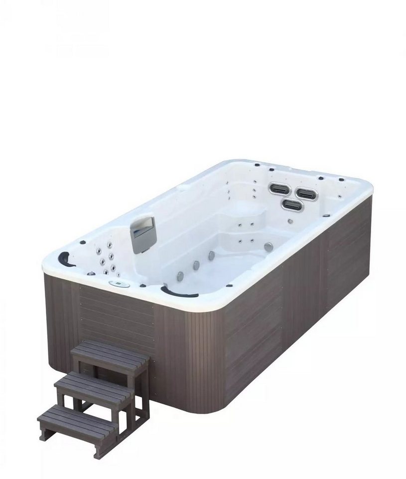 PureHaven Whirlpool Swim Spa 445x230x131 cm für bis zu 8 Personen UV-Wasseraufbereitung von PureHaven