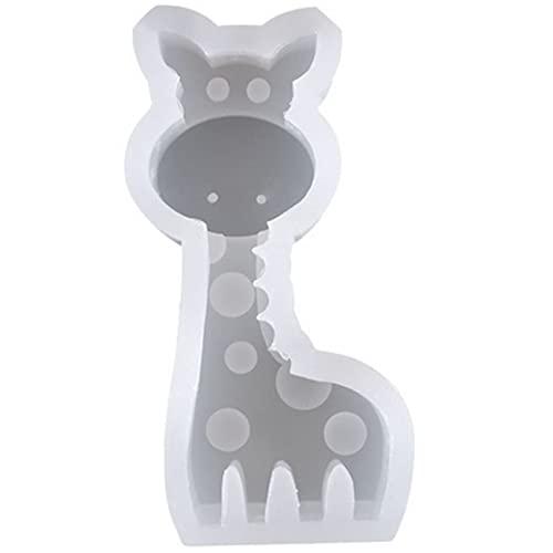 Pvczool Silikonform für Tiere, Silikon-Kerzenform, DIY, 3D-Form (Giraffe) von Pvczool