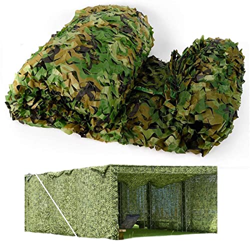 Pxzybd Tarnnetz 1,5×2m 2×3m 3×3m 3×4m 3×6m 4×4m 4×6m 5×5m 6×6m Sonnenschutz Tarnung Netz,Camouflage Netz Bundeswehr,Jagd,Camping,Wald,Garten,Dekoration,Tarnnetz Sichtschutz,Jungle-1.5x2m(4.9 * 6.6ft) von Pxzybd