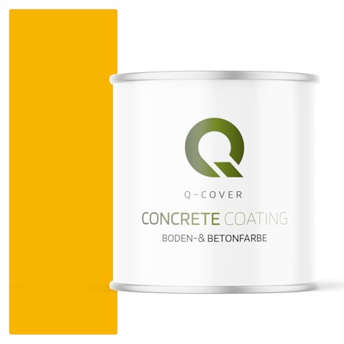 Q-COVER Bodenfarbe Betonfarbe Gelb 2,5L Garagenboden Bodenbeschichtung für Innen- und Außenflächen Kellerfarbe Fußbodenfarbe Q-COVER Bodenfarbe Betonfarbe Gelb 2,5L Garagenboden Bodenbeschichtung für Innen- und Außenflächen Kellerfarbe Fußbodenfarbe von Q-COVER