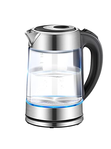 Klassischer 7-Liter-Wasserkocher aus Glas, LED-Anzeige, Tech for Kaffee, Tee, Getränke, heißes Wasser, Edelstahl von QIANGT