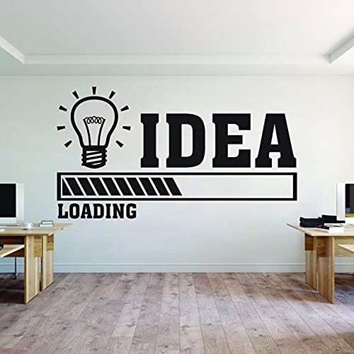 QIANGTOU Büro Dekor Büro Laden Idee Büro Wandaufkleber Home Office Teamwork Führung Motivation Business Wandtattoo Vinyl 133x73cm von QIANGTOU