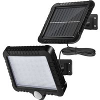 Außensolarlampe mit Bewegungsmelder IP65 Wasserdichte LED-Solarlampe mit 5 m Kabel 120 Beleuchtungswinkel von QIEDIE