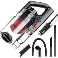 Qiedie - Auto-Staubsauger, 150 w, 6000 pa, nass/trocken, tragbarer Handstaubsauger für Auto, starke Saugkraft, Rot von QIEDIE