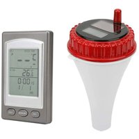 Drahtloses schwimmendes Thermometer, WiFi-Solarthermometer, schwimmendes Pool-Thermometer, Solar-Schwimmbad, ferngesteuertes digitales von QIEDIE