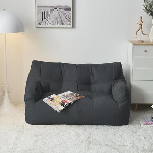 QIUMING Kreatives kleines Sofa, faules Sitzsack-Sofa, Doppelbalkon, Schlafzimmer, Wohnzimmer, Dekoration, Vermietung, Tatami, Zwei Sitze (ohne Füllung) von QIUMING