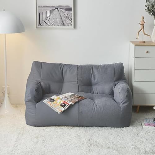 QIUMING Kreatives kleines Sofa, faules Sitzsack-Sofa, Doppelbalkon, Schlafzimmer, Wohnzimmer, Dekoration, Vermietung, Tatami, Zwei Sitze (ohne Füllung) von QIUMING