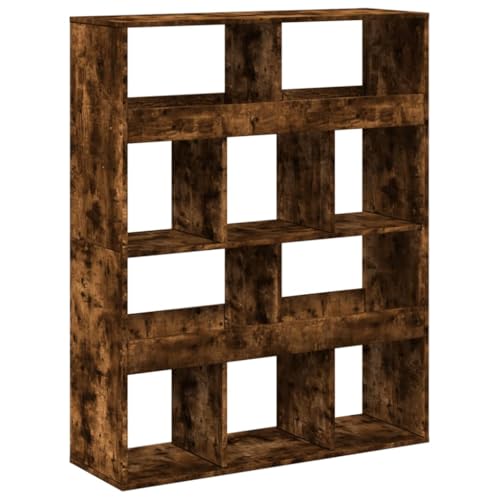 QJBSAVVA Bücherschrank Apothekerschrank Küche Mehrzweckschrank Aktenregal für Ordner - Raumteiler Räuchereiche 100x33x125,5 cm Holzwerkstoff für Wohnzimmer Abstellraum Keller Arbeitszimmer QJBSAVVA Bücherschrank Apothekerschrank Küche Mehrzweckschrank Aktenregal für Ordner - Raumteiler Räuchereiche 100x33x125,5 cm Holzwerkstoff für Wohnzimmer Abstellraum Keller Arbeitszimmer von QJBSAVVA