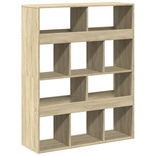 QJBSAVVA Bücherschrank Apothekerschrank Küche Mehrzweckschrank Aktenregal für Ordner - Raumteiler Sonoma-Eiche 100x33x125,5 cm Holzwerkstoff für Wohnzimmer Abstellraum Keller Arbeitszimmer QJBSAVVA Bücherschrank Apothekerschrank Küche Mehrzweckschrank Aktenregal für Ordner - Raumteiler Sonoma-Eiche 100x33x125,5 cm Holzwerkstoff für Wohnzimmer Abstellraum Keller Arbeitszimmer von QJBSAVVA
