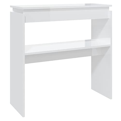 QJBSAVVA Cauchsofa Tisch Nachttisch Kleiner Couchtisch Side Table Living Room - Konsolentisch Hochglanz-Weiß 80x30x80 cm Holzwerkstoff für Studierzimmer Kaffeehaus Esszimmer Wohnzimmer QJBSAVVA Cauchsofa Tisch Nachttisch Kleiner Couchtisch Side Table Living Room - Konsolentisch Hochglanz-Weiß 80x30x80 cm Holzwerkstoff für Studierzimmer Kaffeehaus Esszimmer Wohnzimmer von QJBSAVVA
