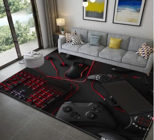 QMETOS Game-Controller-Teppich Rutschfestes Badezimmer Küchenteppich Flur Fußmatte Teppich Für Wohnkultur Wohnzimmer Schlafzimmer Matte 200X300Cm von QMETOS