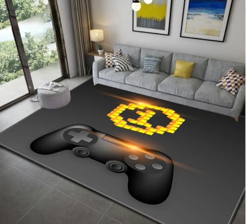 QMETOS Game-Controller-Teppich Rutschfestes Badezimmer Küchenteppich Flur Fußmatte Teppich Für Wohnkultur Wohnzimmer Schlafzimmer Matte 50X80Cm von QMETOS