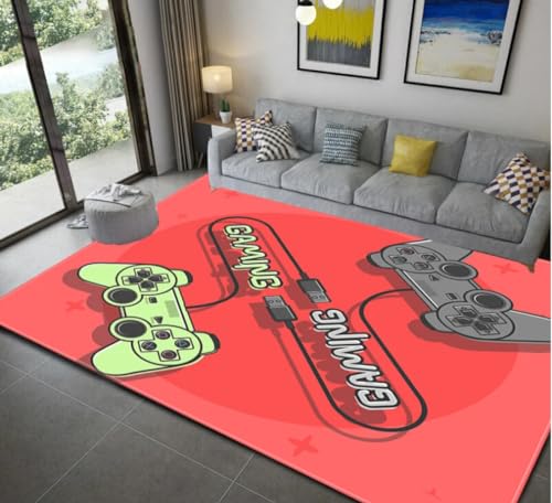 QMETOS Game-Controller-Teppich Rutschfestes Badezimmer Küchenteppich Flur Fußmatte Teppich Für Wohnkultur Wohnzimmer Schlafzimmer Matte 50X80Cm von QMETOS