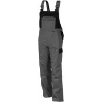 Qualitex Latzhose Image 50 grau/schwarz - grau/schwarz von QUALITEX