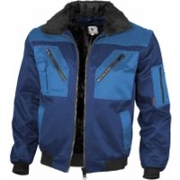 Pilotjacke mit Teddyfutter 1000 Gr. m marine/königsblau - Qualitex von QUALITEX