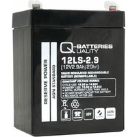 Q-Batteries 12LS-2.9 12V 2,9Ah Blei-Vlies Akku / AGM VRLA von QUALITY BATTERIES