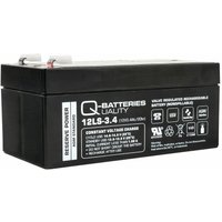 Quality Batteries - Q-Batteries 12LS-3.4 12V 3,4Ah Blei-Vlies Akku / agm vrla mit VdS von QUALITY BATTERIES