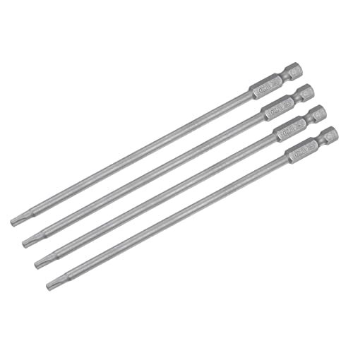 QUARKZMAN 1 Stück 1/4 Zoll Sechskantschaft T20 Torx Sicherheit Schraubendreher Bit Magnet für Tägliche Reparatur 150mm lang von QUARKZMAN