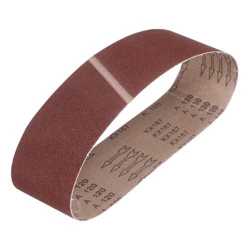 QUARKZMAN 100mm x 915mm Schleifbänder, 1 Stück 120 Körnungen Aluminiumoxid-Schleifband für Holzbearbeitung, Metallpolitur, Messerschärfer QUARKZMAN 100mm x 915mm Schleifbänder, 1 Stück 120 Körnungen Aluminiumoxid-Schleifband für Holzbearbeitung, Metallpolitur, Messerschärfer von QUARKZMAN