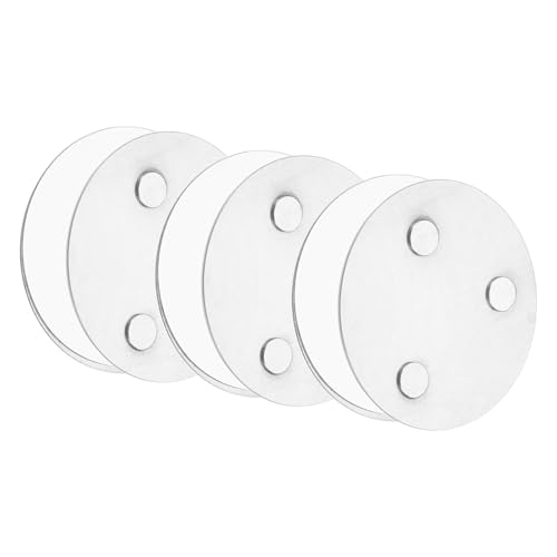 QUARKZMAN 3 Stück Rauchmelder Magnethalter mit Extra Starken Klebepads & 3-Fach Magneten Universal Magnethalterung Aufhängung zum Kleben 50mm Durchmesser für Rauchwarnmelder Feuermelder QUARKZMAN 3 Stück Rauchmelder Magnethalter mit Extra Starken Klebepads & 3-Fach Magneten Universal Magnethalterung Aufhängung zum Kleben 50mm Durchmesser für Rauchwarnmelder Feuermelder von QUARKZMAN