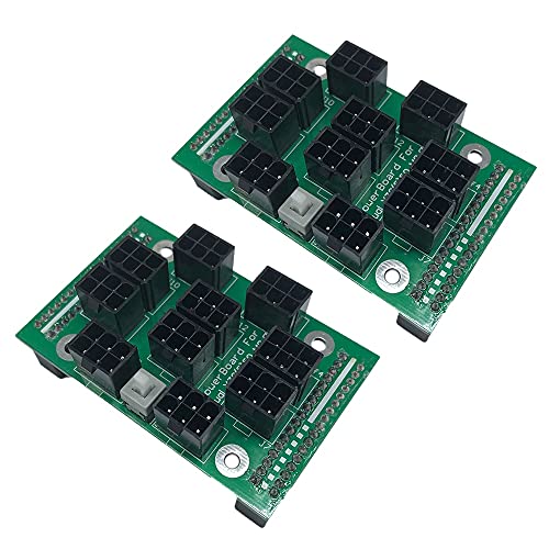 QUR 2 StüCk X3650 Server Power Netzteil Dual Parallel Solution Adapter Board Motherboard 1350W 2 X PUS 10 X 6PIN für X3650 von QUR