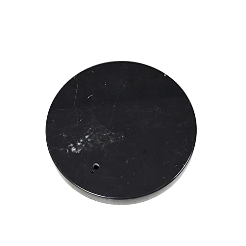 Qazqa - Modern Marmorfuß Schwarz für Stehlampe - Editor - Marmor Rund - LED geeignet Qazqa - Modern Marmorfuß Schwarz für Stehlampe - Editor - Marmor Rund - LED geeignet von Qazqa