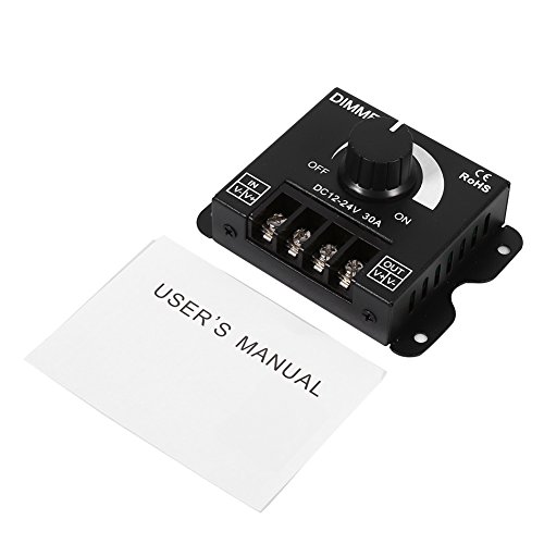 12V-24V 30A Led Schalter Dimmer Controller Manueller Betrieb für Streifenlicht Einfarbig Variateur 12V Led Dimmer Funk 24V Touch 24 Volt Inline Schalter Cct Rohs Einfarbiges Modul von Qiilu