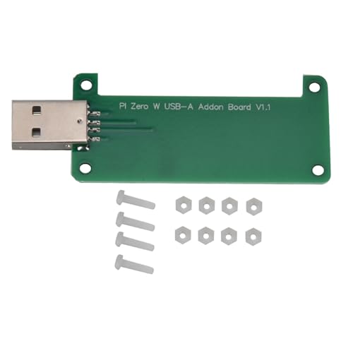 Qiilu für Ras Erry Pi/W USB-Typ-A-Anschluss Ras Erry Pi Erweiterungsplatine für Ras Erry Pi 1.3/ W USB-Adapterplatine USB-Anschluss Erweiterungsplatine mit Toolkit USB-Anschluss von Qiilu