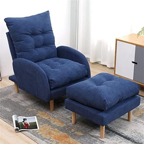Verstellbarer Sofa-Liege-Sessel mit Fußhocker, 3-Positionen-Sofa-Stuhl, Bett-Stühle, Liegestühle, Liege-Lounge-Sessel für Wohnzimmer, Schlafzimmer, 150 kg Belastung,G von Qingingg
