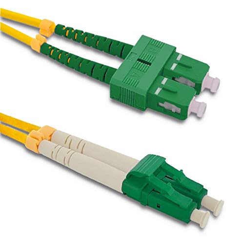 Qoltec Patchcord Fiber Optic SC/APC - LC/APC | Singlemode | 9/125 | G652D | Duplex | 1m von Qoltec