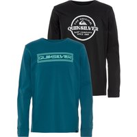 Quiksilver Langarmshirt "Jungen Doppelpack mit Logodruck", (Packung, 2 tlg.) von Quiksilver