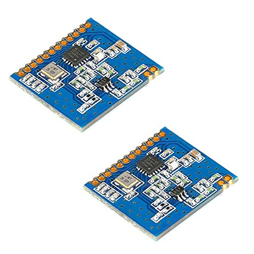 RAKSTORE 2 Stück CMT2300A SI4438/SI4432 433 MHz LoRa Wireless Transceiver Modul RF Transmitter Receiver Federantenne Entfernung 1000 m von RAKSTORE