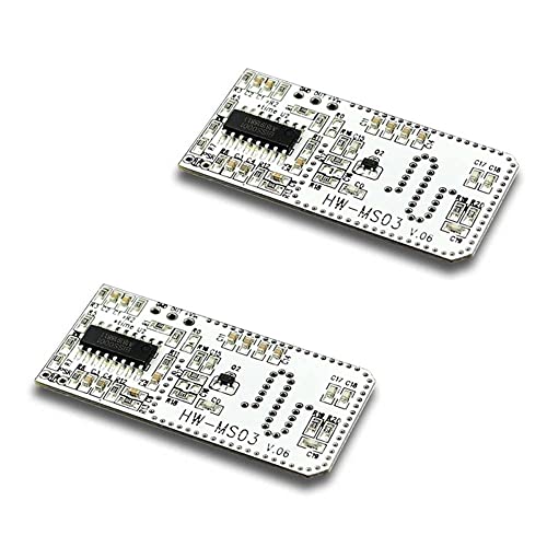 RAKSTORE HW-MS03 Hochleistungs-Bewegungsmelder-Modul Radar-Bewegungsmelder 2,4 GHz bis 5,8 GHz Mikrowellen-Radar-Sensormodul für Arduino, 2 Stück von RAKSTORE