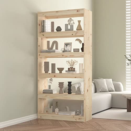 RAUGAJ Möbel Home Tools Bücherschrank/Raumteiler 80 x 30 x 167,4 cm Massivholz Kiefer von RAUGAJ