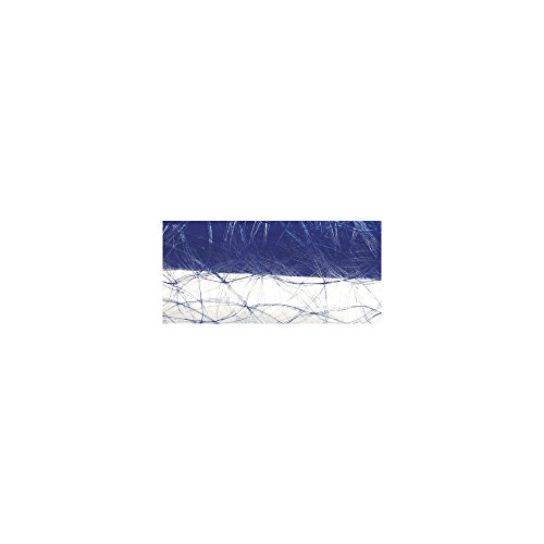 RAYHER 5521809 Faserseide, Modern, 30 cm, Rolle 5 m, marine blau von Rayher