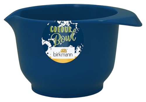 Birkmann, Colour Bowls, Rühr- und Servierschüssel, klein, 0,5 Liter, Schüssel aus Melamin, kratzfest, standfest, nachhaltig, dunkelblau, 708877 von RBV Birkmann