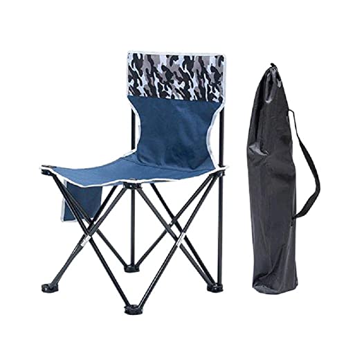 RENHUAVOY Camping Klappstuhl Leicht Outdoor Tragbarer Stuhl Freizeitstuhl Langlebig mit Tasche für Strand, Rasen und Angeln von RENHUAVOY