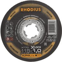 Rhodius XT70 x-lock, 25 Stück, 115 x 1,0 mm, x-lock Trennscheibe von RHODIUS ABRASIVES