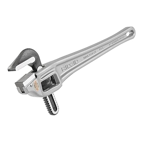 RIDGID 31125 Modell 18 Eckrohrzange aus Aluminium, 18" Sanitär-Schraubenschlüssel von RIDGID