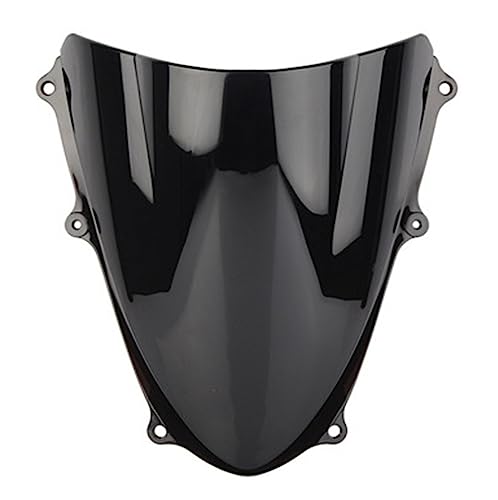 Motorrad Spoiler Windschild Windschutzscheibe Für Suzuki GSXR1000 Für GSX-R Für GSXR 1000 K9 2009-2016 Double Bubble Windschutzscheibe Motorrad Verkleidung Deflektor Zubehör Windabweiser ( Farbe : Sch von RIJPEX