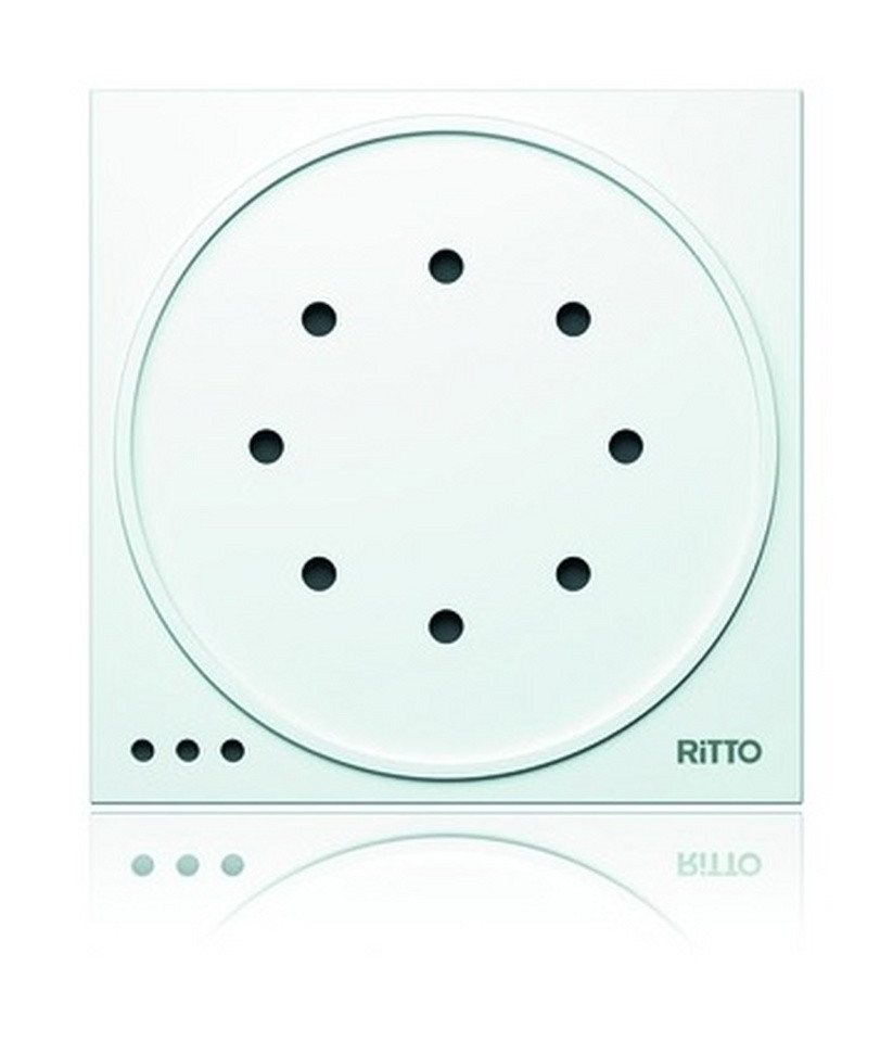 RITTO Gegensprechanlage, Sprachmodul Bus-System weiß 95 x 95 x 33 mm von RITTO