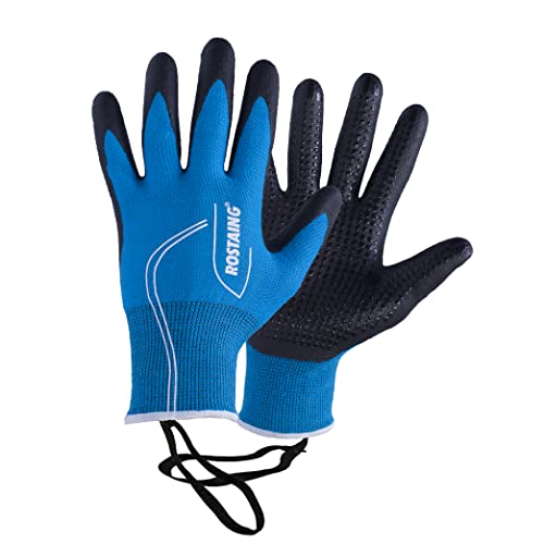 ROSTAING CANADA Arbeitshandschuhe mit Touchscreen - für Präzisionsarbeiten in kühlen Umgebungen - Handschuhe für Schleifarbeiten und Handhabung - dünne und warme Handschuhe - Handschuhe blau und von ROSTAING