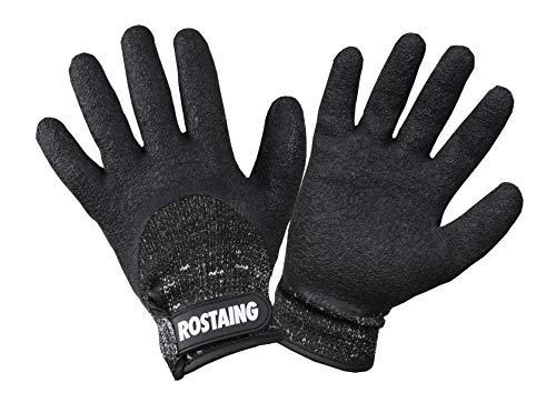 ROSTAING Unisex Macpro Profi Bauhandschuhe schwarz 2 Stück (1 Stück) EU von ROSTAING